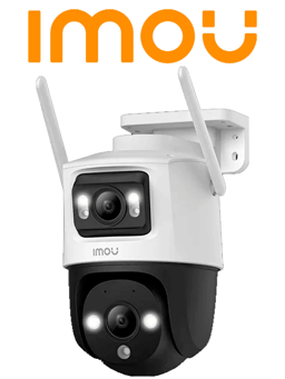 Camara IP IMOU IPC-S7XN-10M0WED 10MPX/Lente Fijo 5MPX + Lente PT 5MPX/Iluminacion Nocturna/Audio Bidireccional Con Microfono