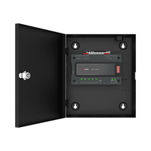 Controlador Maestro para Elevadores Hikvision DS-K2220X / 50,000 Usuarios / 100,000 Tarjetas / 30,000 Huellas / Hasta 128 Pisos / TCP/IP / Hik-Connect Team / Incluye Gabinete y Fuente