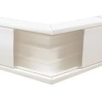 Esquinero Exterior de PCV Thorsman Color Blanco Auto Extinguible para Canaleta TEK100, 5576-10100