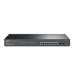 Switch TP-Link Gigabit Ethernet TL-SG3210XHP-M2, 8 Puertos POE+ 100/1000/2500MBPS+ 2 Puertos SFP+, 80 GBIT/S, TL-SG3210XHP-M2