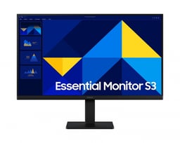 Monitor 24" Samsung Essential S3 S30GD LED LS24D300GANXZA/Plano/IPS/Full HD/HDMI/Negro