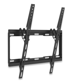 Soporte de pared Manhattan 35KG negro acero 460941