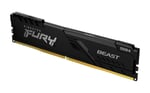 Memoria DDR4 16GB Kingston, 2666MHZ Fury Beast Black, Non-ECC, CL16, KF426C16BB1/16