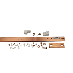 Kit de Barra de Tierra Fisica Hoffman Para Rack de 19"/Fabricada en Aleacion de Cobre Electrolitica Resistente/DG19