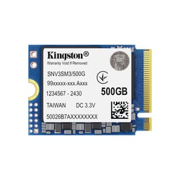 Unidad de Estado Solido SSD M.2 2230 500GB Kingston SNV3SM3/500G, NVME/PCI Express 4.0/5000MB/S