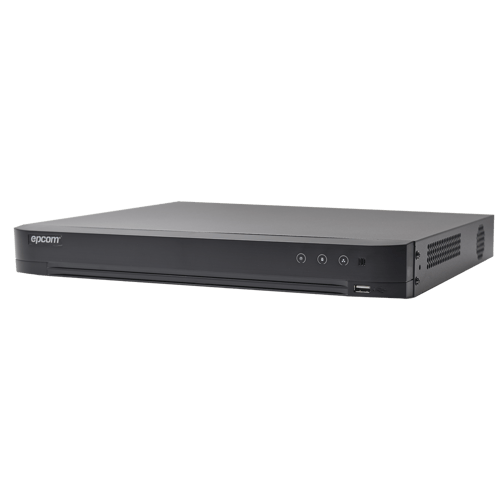 DVR 32 Canales TurboHD + 8 Canales IP Epcom EV-4032TURBO-D(E)/ 2 Bahias de Disco Duro/ 32 Canales de Audio Por Coaxitron