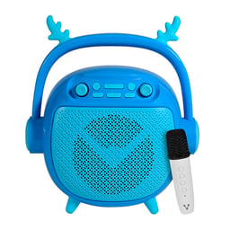 Bocina Portátil Vorago BSP-205-BL / Bluetooth / Color Azul / MSD / USB / Micrófono Incluido
