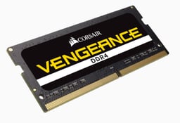 Memoria SODIMM DDR4 16GB 3200MHZ Corsair Vengeance CMSX16GX4M1A3200C22 1X16GB, Negro, CL22