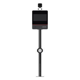 Kit de Control de Acceso Vehicular Hikvision DS-TMC200-E1/3106 con Cámara IP de 2MPX/Alcance 5-10M/Luz de Relleno Blanca + Pantalla de Visualización/Lente Motorizado 3.1-6MM/Detección de Placas: Plug and Play