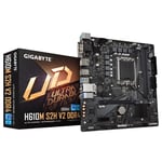 Placa Base GIGABYTE H610M S2H V2 DDR4, S-1700, 12ª Generación, 2xDDR4 3200MHz, PCIe 4.0, HDMI, DVI, DP, 2xUSB 3.2, M.2, Micro ATX.