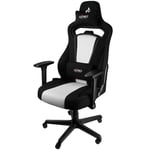 Silla Gamer Nitro Concepts NC-E250-BW Negro/ Blanco, Hasta 150KG, Nylon/ Tejido