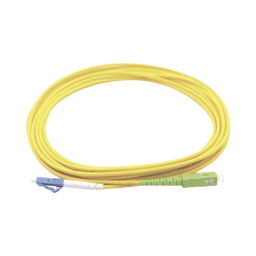 Jumper de Fibra Optica Monomodo LC/UPC SC/APC Simplex Linkedpro Color Amarillo, 1 Metro, LP-FO-LCU-SCA-01