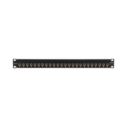 Patch Panel Ultramax UTP Siemon UP6A-F1-24L-RS Precargado Con Jacks CAT6A/24 Puertos/Plano/1U