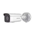 Camara Bala IP Hikvision DS-2CD3T56G2-ISU/SL(C) 5MP/ Lente 2.8MM/ 60 MTS IR Exir/ Exterior IP66/ WDR 120DB/ POE+/ Microfono y Bocina Integrada/ Videoanaliticos Integrados