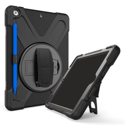 Funda Para Tablet 10.2" Brobotix 263205 Uso Rudo/Giro 360º/Con Mica y Correa/Color Negro