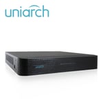 NVR 4 Canales Uniarch NVR-104E2-P4 4 POE/ Capacidad 1 Disco Duro Hasta 8TB Total/ 1 Salida HDMI 1080P y 1 Salida VGA Simultaneas/ 40 MBPS/ Ultra 265/ P2P Integrado