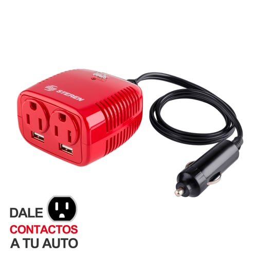 Inversor de Corriente Steren INV-150 Automotriz 12VCC A 110VCA 150W
