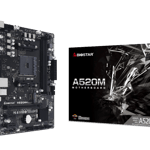 Tarjeta Madre Biostar A520MH socket AM4, 4xDDR4, 1xHDMI, 2xPS2, 4xUSB3.2, 2 USB2.0, MICROATX