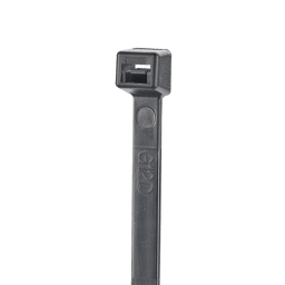 Paquete de 100pz Cincho de Nylon 6.6 StrongHold™, de 370mm de largo, Color Negro, Exterior Resistente a Rayos UV, S15-40-C0
