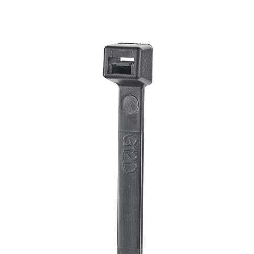 Paquete de 100pz Cincho de Nylon 6.6 StrongHold™, de 370mm de largo, Color Negro, Exterior Resistente a Rayos UV, S15-40-C0