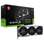 Tarjeta de Video MSI Nvidia Geforce RTX 4060 TI Ventus 3X 16G OC / 16GB/ GDDR6/ 128BIT/ 2625MHZ/ HDMI/ PCI Express 4.0X16