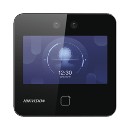 Terminal de Reconocimiento Facial Hikvision 1500 Rostros y 3,000 Tarjetas, Lee Codigos QR, Videoportero, Deteccion de Cubrebocas, DS-K1T343MWX