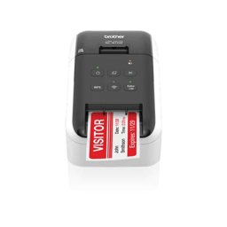 Impresora De Tickets Brother QL810W Térmica Directa / Inalámbrico / USB / Wifi / 300x600 DPI / 58.42mm / Blanco/Negro