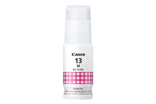 Botella de Tinta Canon GI-13 Pixma G510/G610 Color Magenta, 4669C001AA