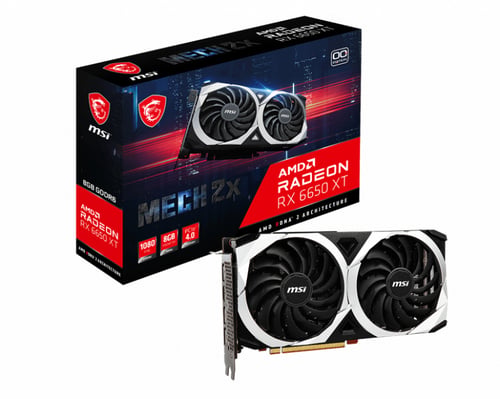 Tarjeta de Video MSI Radeon RX 6650 XT Mech 2X 8G OC GDDR6