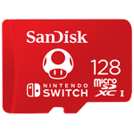 Memoria MicroSDXC 128GB UHS-I Sandisk, SDSQXAO-128G-GNCZN para Nintendo Switch