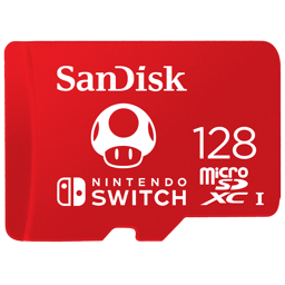 Memoria MicroSDXC 128GB UHS-I Sandisk, SDSQXAO-128G-GNCZN para Nintendo Switch