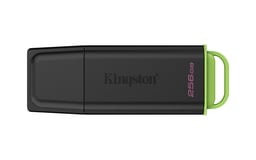 Memoria USB 3.2 256GB Kingston DTXG2/256GB Data Traveler Exodia/Negro-Verde