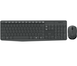 Kit de teclado y mouse Logitech MK235 inalámbrico 920-007901