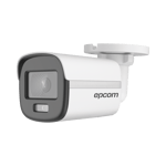 Camara Bala TurboHD 3K Epcom B3K-TURBO-CX Lente 3.6MM/ Microfono Integrado/ Imagen a Color 24/7/ Luz Blanca 40 MTS/ Exterior IP67/ DWDR/ 4 Tecnologias