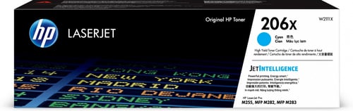 Toner HP Laserjet 206X Cyan 2450 Paginas, W2111X