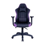 Silla Gamer Cooler Master Caliber E1 Negro-Purpura / Hasta 120Kg / CMI-GCE1-PR