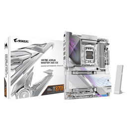 Motherboard Gigabyte X870E A MASTER X ICE AM5 DDR5 Wi-Fi ATX Blanca