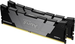 Memoria RAM Kingston FURY Renegade DDR4 32GB (2X16GB) 3600MT/s CL16 XMP DIMM NEGRO KF436C16RB12K2/32
