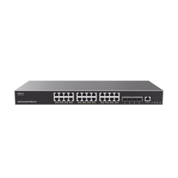 Switch Grandstream GWN7813 24 Puertos/Administrable Capa 3/Puertos 10/100/1000MBPS+4 Puertos SFP + de 10 Gigabits
