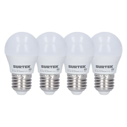 Paquete De 4 Lámparas LED SURTEK PLBD11 A19 11W ECO FRIENDLY