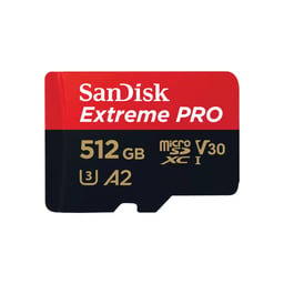 Memoria MicroSDXC 512GB Sandisk Extreme Pro SDSQXCD-512G-GN6MA Clase 10/V30/U3