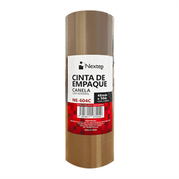 Paquete Con 6 Piezas de Cintas Canela para Empaque Nextep NE-604C de 48 mm x 50 m/Uso General