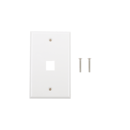 Placa de pared con 1 puerto keystone blanco Linkedpro LP-FP-16