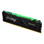 Memoria DDR4 16GB 2666MHZ Kingston Fury Beast RGB KF426C16BB1A/16 CL16 Non-ECC