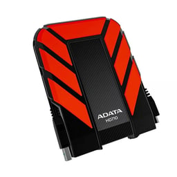 Disco duro externo USB3.1 Adata 1TB rojo AHD710P-1TU31-CRD, a prueba de agua y golpes