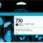 Cartucho de Tinta Hp 730 Negro Mate 130ML, P2V65A