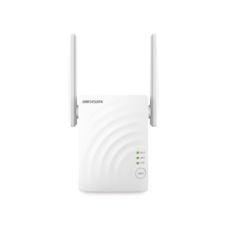 Extensor WIFI Hikvision DS-3WRE12C/Hasta 1200MBPS/Doble Banda AC 2.4-5GHZ/4 Puertos 10/100MBPS/2 Antenas Omnidireccional de 3DBI/Interior/Color Blanco