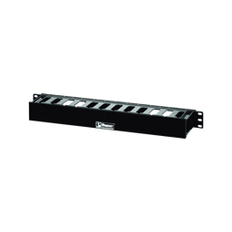 Organizador de cables horizontal sencillo, 19" de 1UR, WMPFSE