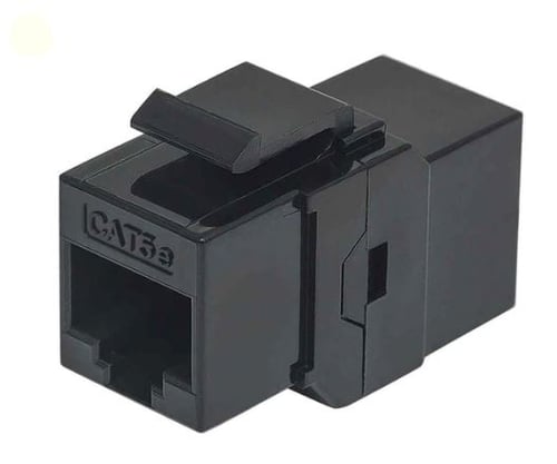 Cople RJ45 a RJ45 CAT5E UTP Keystone Intellinet 504775 Negro