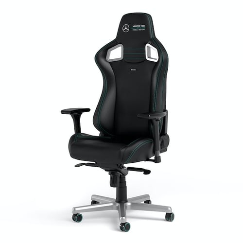Silla Gamer Noblechairs PGW-NB-EGC-001 Epic Mercedes-AMG Negro, Reposabrazos 4D, Ajustable, Cojines, Hasta 120KG